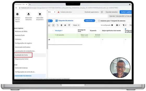 Ad campaign structure inside Meta Ads Manager