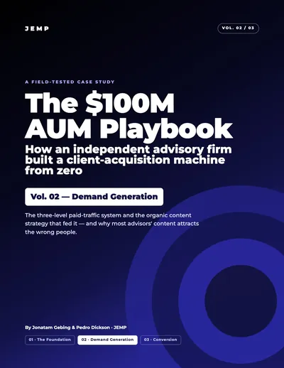 The $100M AUM Playbook, Vol. 02 cover